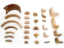 Copper contacts and drum segments