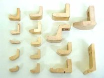 Right angled copper contacts